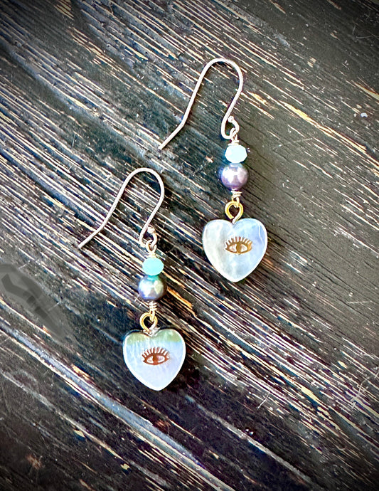 Protect My Heart earrings